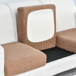 New Jacquard Sofa Seat Cushion Cover Polar Fleece Chair Covers Stretch Washable Removable Slipcover Sofa Protector 1/2/3/4 Seat