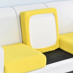 New Jacquard Sofa Seat Cushion Cover Polar Fleece Chair Covers Stretch Washable Removable Slipcover Sofa Protector 1/2/3/4 Seat