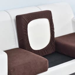 New Jacquard Sofa Seat Cushion Cover Polar Fleece Chair Covers Stretch Washable Removable Slipcover Sofa Protector 1/2/3/4 Seat