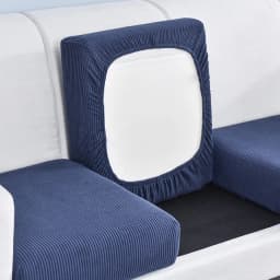 New Jacquard Sofa Seat Cushion Cover Polar Fleece Chair Covers Stretch Washable Removable Slipcover Sofa Protector 1/2/3/4 Seat