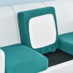 New Jacquard Sofa Seat Cushion Cover Polar Fleece Chair Covers Stretch Washable Removable Slipcover Sofa Protector 1/2/3/4 Seat