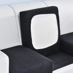 New Jacquard Sofa Seat Cushion Cover Polar Fleece Chair Covers Stretch Washable Removable Slipcover Sofa Protector 1/2/3/4 Seat