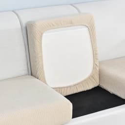 New Jacquard Sofa Seat Cushion Cover Polar Fleece Chair Covers Stretch Washable Removable Slipcover Sofa Protector 1/2/3/4 Seat