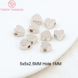 (3377) 20PCS 24K Gold Color Brass Square Spacer Beads High Quality Jewelry Making Supplies Bracelets Findings Accessories