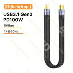 USB 4.0 Gen3 Data Cable PD 100W 5A Fast Charging USB C to Type C Cable Thunderbolt 3 4K@60Hz Cable USB Tipo C 40Gbps Data Cabel