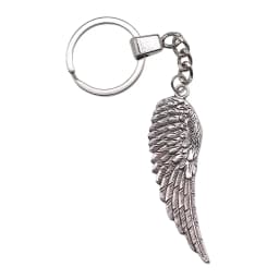 Antique Silver Color 66x20mm Big Angel Wing Pendant Keyring Souvenirs Gift