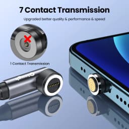 Elough 540 Magnetic Cable 3A Fast Charging Micro USB Type C Cable For iPhone Xiaomi Samsung Magnet Charger Phone Data Cord Wire