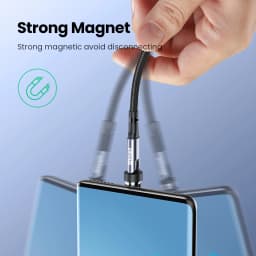 Elough 540 Magnetic Cable 3A Fast Charging Micro USB Type C Cable For iPhone Xiaomi Samsung Magnet Charger Phone Data Cord Wire