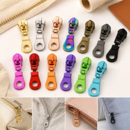 5/10/20Pcs 5# Zipper Heads For Nylon Zippers Bag Zip Puller Sliders Zips Repair Kits DIY Sewing Garment Replacement Accessories