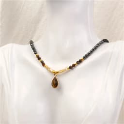 40cm Drop Pendant Necklace Natural Quartzs Stone Beaded Charm Necklaces Vintage Female Energy Necklace for Women Jewelry Gifts