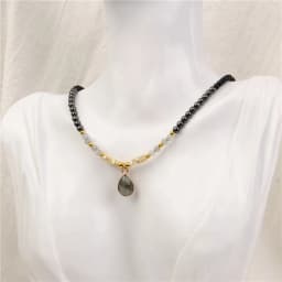 40cm Drop Pendant Necklace Natural Quartzs Stone Beaded Charm Necklaces Vintage Female Energy Necklace for Women Jewelry Gifts