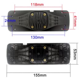 ANSHILONG Backplate Bracket Back Panel for Car Mirror Dash Camera DVR Instead of Strap