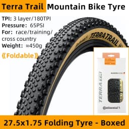 Continental Terra Trail 700x35C/40C Road Bike Gravel Tire 27.5 Shieldwall System Puncture Protection MTB Tubeless Ready Tyre