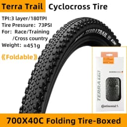 Continental Terra Trail 700x35C/40C Road Bike Gravel Tire 27.5 Shieldwall System Puncture Protection MTB Tubeless Ready Tyre
