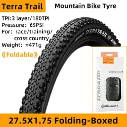 Continental Terra Trail 700x35C/40C Road Bike Gravel Tire 27.5 Shieldwall System Puncture Protection MTB Tubeless Ready Tyre