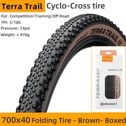 Continental Terra Trail 700x35C/40C Road Bike Gravel Tire 27.5 Shieldwall System Puncture Protection MTB Tubeless Ready Tyre