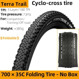 Continental Terra Trail 700x35C/40C Road Bike Gravel Tire 27.5 Shieldwall System Puncture Protection MTB Tubeless Ready Tyre
