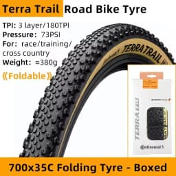 Continental Terra Trail 700x35C/40C Road Bike Gravel Tire 27.5 Shieldwall System Puncture Protection MTB Tubeless Ready Tyre