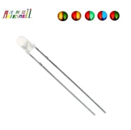 10pcs 3mm 2-Pin LED Red/Yellow Red/Blue Red/Green Yellow/Green Bi-color Diffused Dual Bi-Color Polar Changing Leds