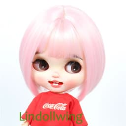 9-10 inch Blyth Qbaby Amydoll Wig Short Straight Collection Hair