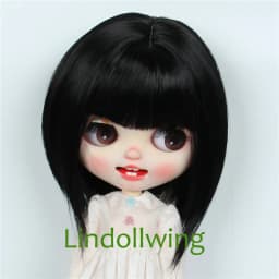 9-10 inch Blyth Qbaby Amydoll Wig Short Straight Collection Hair