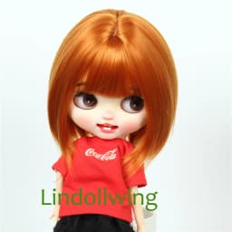 9-10 inch Blyth Qbaby Amydoll Wig Short Straight Collection Hair