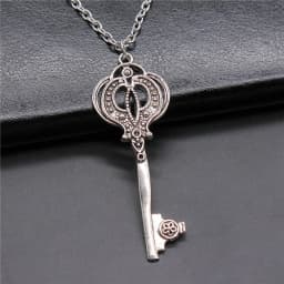 Creative Gift Party Jewelry Accessories Key Pendant Necklace For Women Long Chain Necklace
