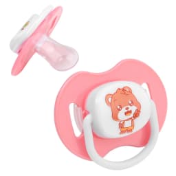 Detachable Design Cute Cartoon Silicone Baby Pacifier Nipple Soother Infant Teether Dustproof Lid Newborn Toddler Accessories