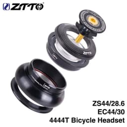 4444T MTB Bike Road Bicycle Headset 44mm ZS44 CNC 1 1/8"-1 1/2" 1.5 Tapered Tube fork Internal Threadless EC44 Headset Cheap Hot