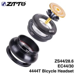 4444T MTB Bike Road Bicycle Headset 44mm ZS44 CNC 1 1/8"-1 1/2" 1.5 Tapered Tube fork Internal Threadless EC44 Headset Cheap Hot