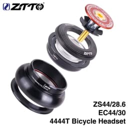 4444T MTB Bike Road Bicycle Headset 44mm ZS44 CNC 1 1/8"-1 1/2" 1.5 Tapered Tube fork Internal Threadless EC44 Headset Cheap Hot