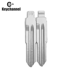 10pcs DWO4R Car Metal Blank 39# Xhorse KD Key Blade Flip Remote Key Blade for Chevrole t Buick Opel for KEYDIY KD VVDI Flip Key