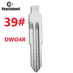 10pcs DWO4R Car Metal Blank 39# Xhorse KD Key Blade Flip Remote Key Blade for Chevrole t Buick Opel for KEYDIY KD VVDI Flip Key