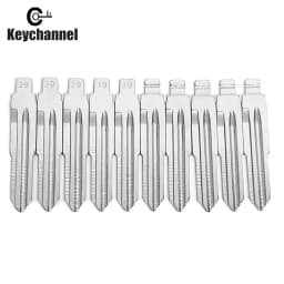 10pcs DWO4R Car Metal Blank 39# Xhorse KD Key Blade Flip Remote Key Blade for Chevrole t Buick Opel for KEYDIY KD VVDI Flip Key