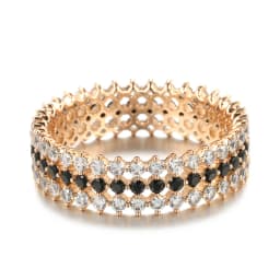 SYOUJYO Natural Zircon Full Paved Rings For Women 585 Rose Gold Color Fashion Jewelry Accessories Bride Wedding Rings 2022 New