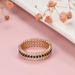 SYOUJYO Natural Zircon Full Paved Rings For Women 585 Rose Gold Color Fashion Jewelry Accessories Bride Wedding Rings 2022 New