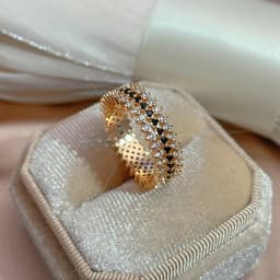 SYOUJYO Natural Zircon Full Paved Rings For Women 585 Rose Gold Color Fashion Jewelry Accessories Bride Wedding Rings 2022 New