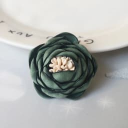 10PCS/Lot 3.5CM Handmade Rose Fabric Artificial Flowers For Hats Dress Decoration Hair Accessories