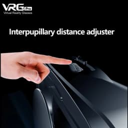 VRG Pro VR Glasses Virtual Reality Headset Devices Viar 3D Helmet Goggles Lenses Smart For Smartphone Cell Phone Mobile Viewer