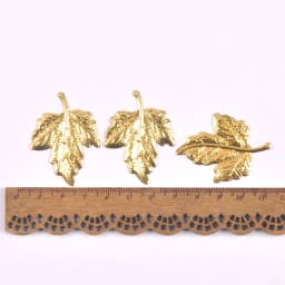 10-30pcs golden Filigree Wraps leaf Connectors Metal Crafts Headwear accessories for Jewelry Making 20-70mm YKL0912