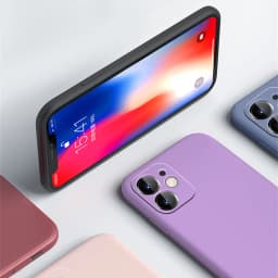 Luxury original liquid silicone phone case for iPhone14 15 13 12 11 Pro Max Mini X XR XS 7 8 Plus Shockproof Soft Case