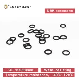 50PCS/lot Nitrile Rubber O-Ring Black NBR Sealing CS1mm OD4/4.5/5/5.5/6/6.5/7/7.5/8/8.5/9/9.5/10mm O-Ring Seal Gasket Ring