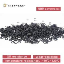 50PCS/lot Nitrile Rubber O-Ring Black NBR Sealing CS1mm OD4/4.5/5/5.5/6/6.5/7/7.5/8/8.5/9/9.5/10mm O-Ring Seal Gasket Ring