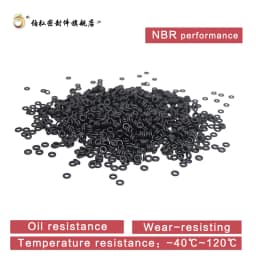 50PCS/lot Nitrile Rubber O-Ring Black NBR Sealing CS1mm OD4/4.5/5/5.5/6/6.5/7/7.5/8/8.5/9/9.5/10mm O-Ring Seal Gasket Ring
