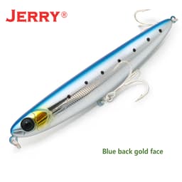 Jerry Surface Pencil Floating Lure 110mm/4,5in Topwater Stickbait Rattling Rock Spinning Fishing Hard Bait for Seabass Fishing