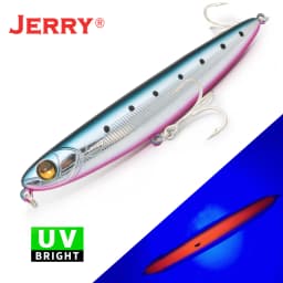 Jerry Surface Pencil Floating Lure 110mm/4,5in Topwater Stickbait Rattling Rock Spinning Fishing Hard Bait for Seabass Fishing