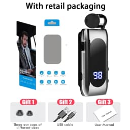 Hands-free Blues Car Bluetooth Lotus To Phone Ear Blues With Wire Ears In Lotus phone Talk Time 20Hours type c headphones BT5.2