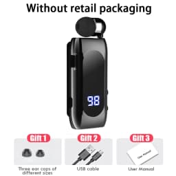 Hands-free Blues Car Bluetooth Lotus To Phone Ear Blues With Wire Ears In Lotus phone Talk Time 20Hours type c headphones BT5.2