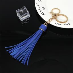 11 Colors Faux Suede Leather Tassels Keychain Women PU Lanyard Keyrings With Lobster Swivel Bag Pendant Key Wallet Accessories