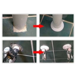 2pcs Plastic wall hole duct cover shower faucet angle valve Pipe plug decoration snap-on Plate kitchen accessories